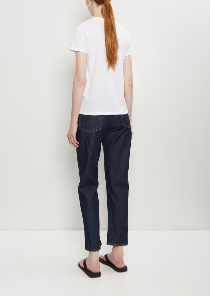 Mini Boy Cotton T-Shirt — Optic White