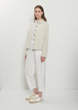 Cotton Linen Herringbone Jacket