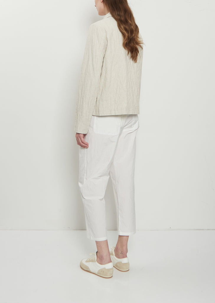 Cotton Linen Herringbone Jacket