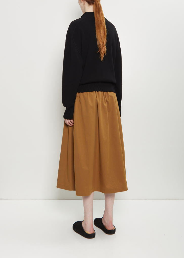 Cashmere Wool Half Zip Sweater
