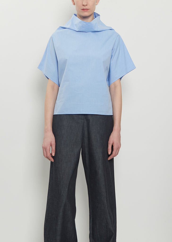 Cotton Popeline Tunic Top