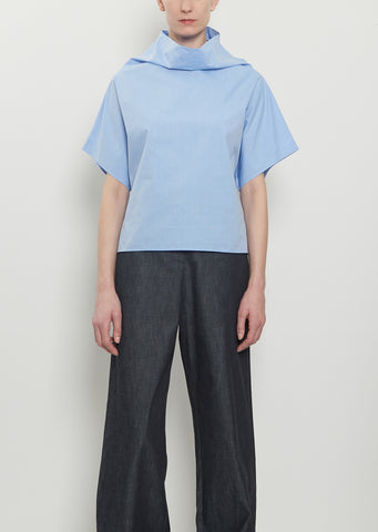 Cotton Popeline Tunic Top