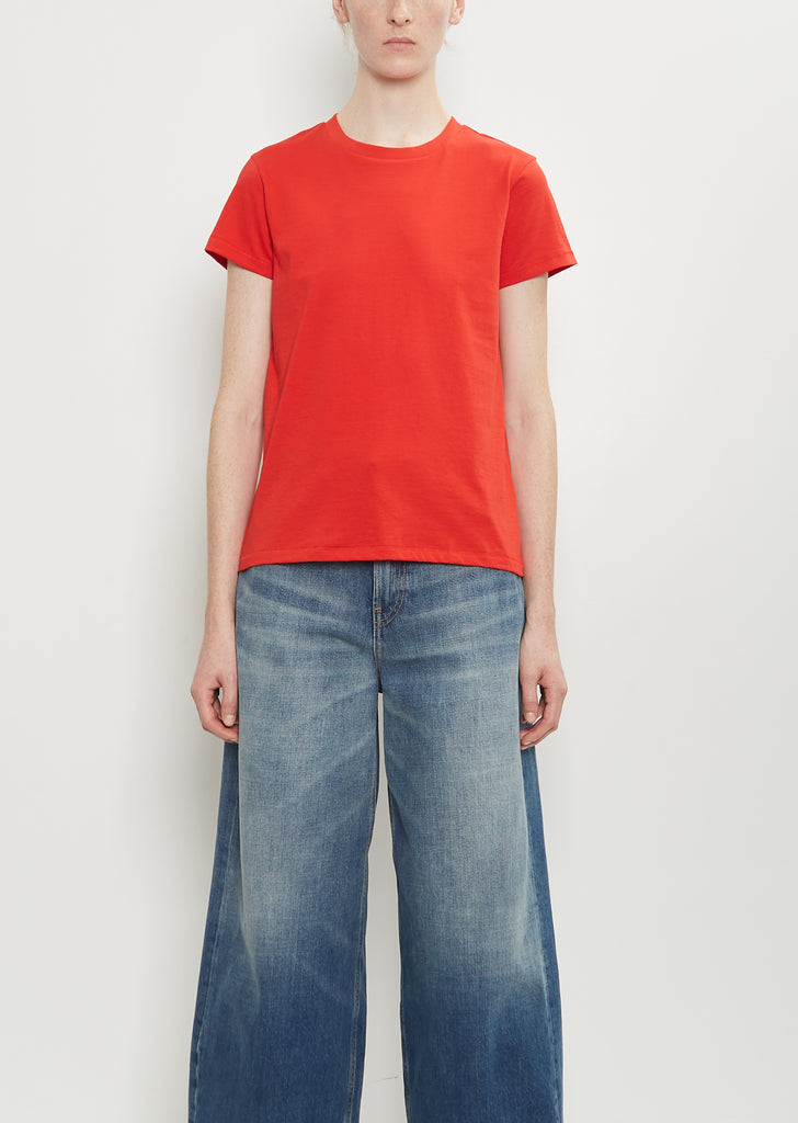 Mini Boy Cotton T-Shirt — Pimento