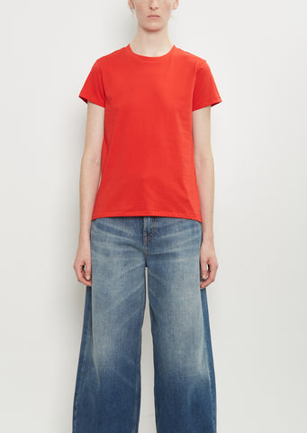 Mini Boy Cotton T-Shirt — Pimento