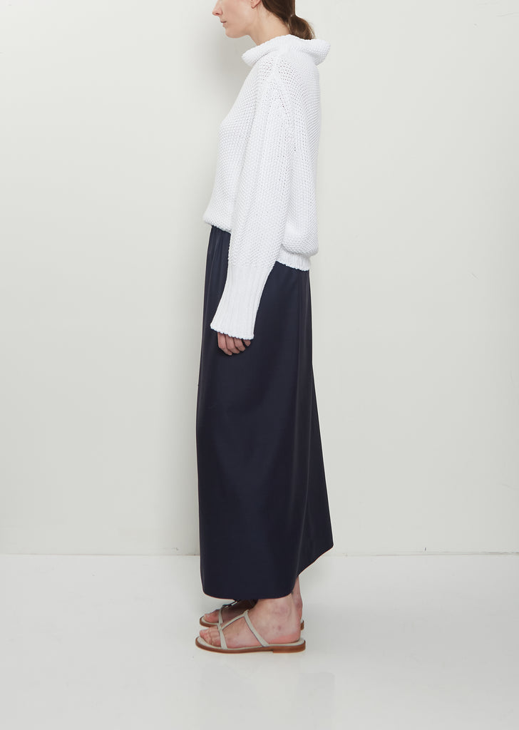 Virgin Wool Sarong Skirt