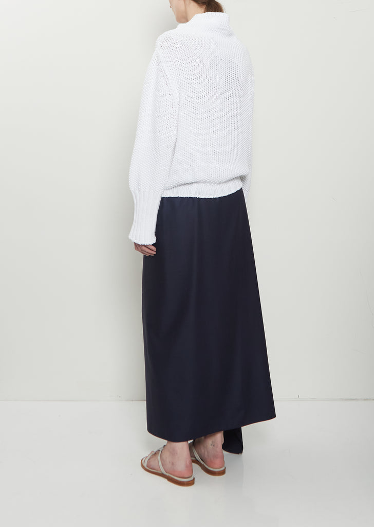 Virgin Wool Sarong Skirt