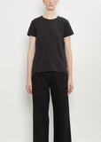 Mini Boy Cotton T-Shirt — Jet Black