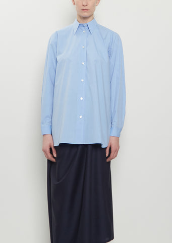 Cotton Popeline Basic Shirt