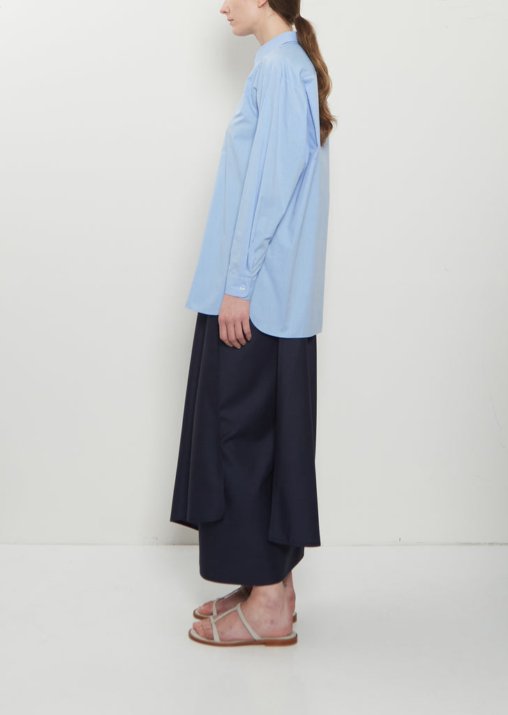 Cotton Popeline Basic Shirt