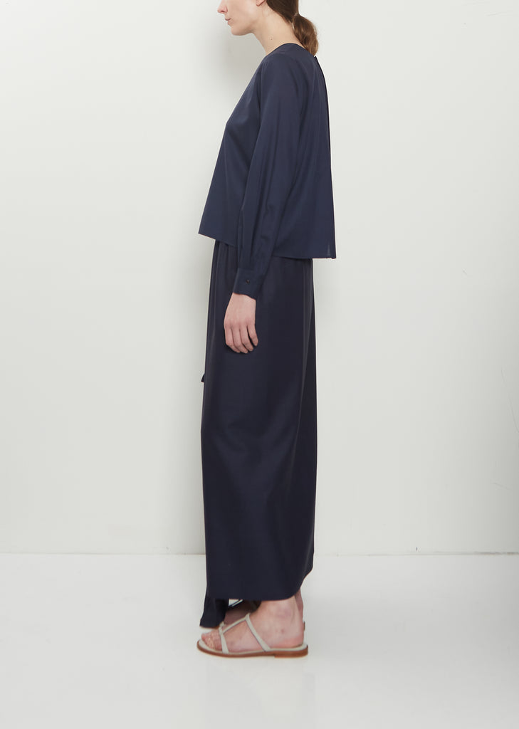 Virgin Wool Straight Top
