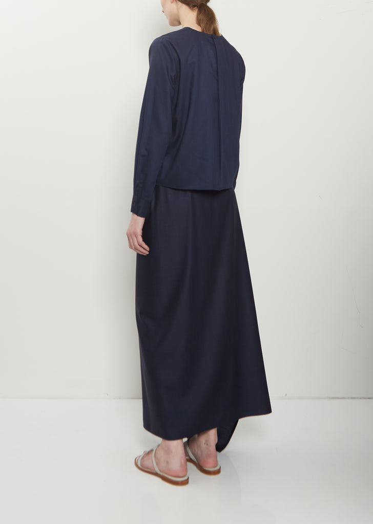 Virgin Wool Straight Top