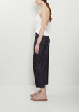 Carrot Cotton Pants — Midnight