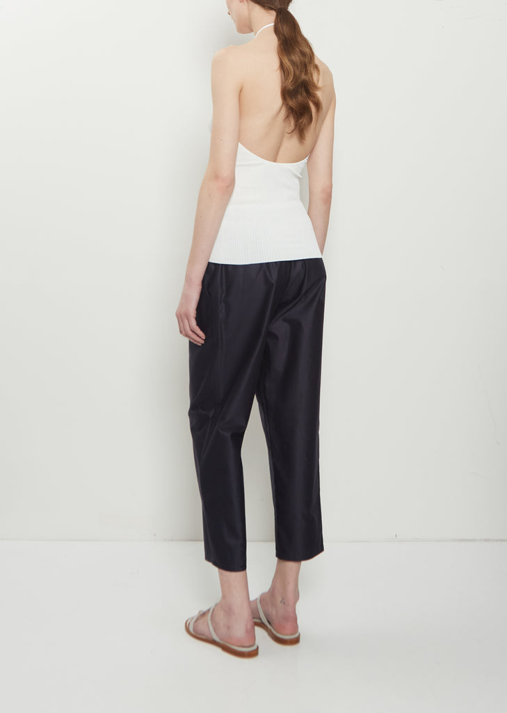 Carrot Cotton Pants — Midnight