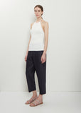 Carrot Cotton Pants — Midnight