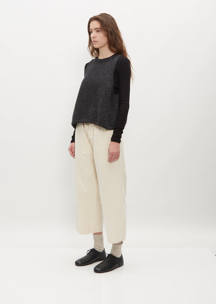 HK Alpaca and Wool Vest — Slate