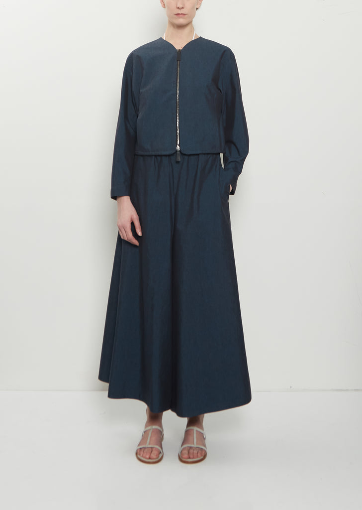 Silk Cotton Gaucho Pants