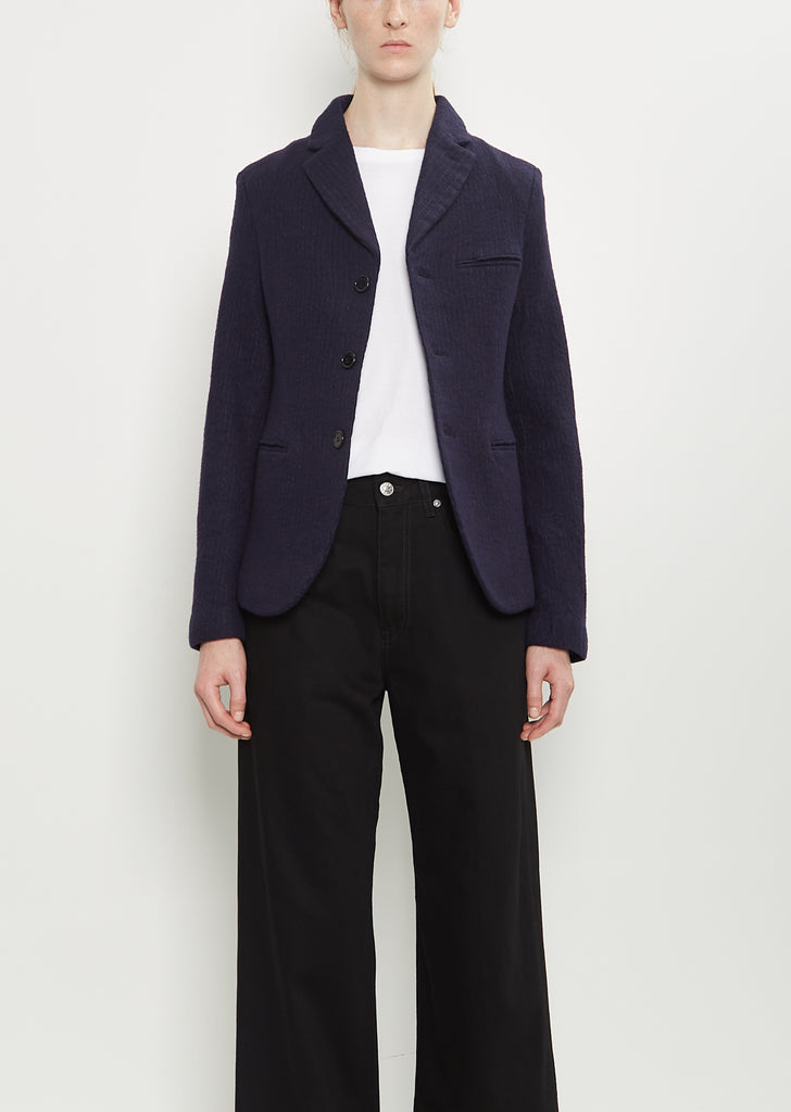 Cotton Wool Pinstripe Blazer