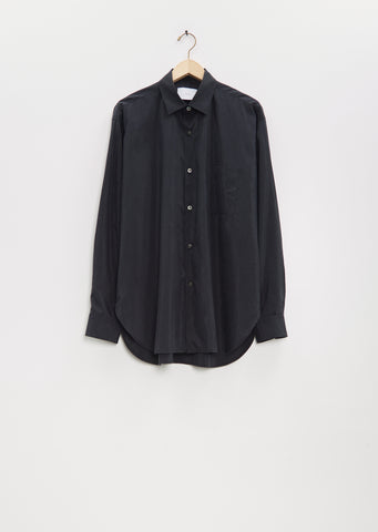 Silk Nylon Oversized Down Pat Shirt