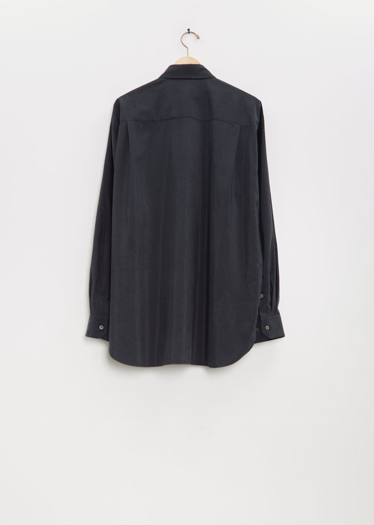 Silk Nylon Oversized Down Pat Shirt