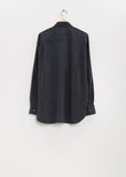 Silk Nylon Oversized Down Pat Shirt