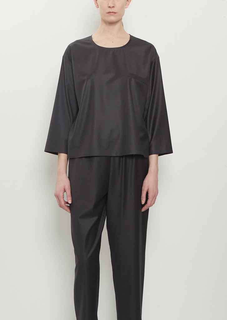 Wool Suit Pocket T-Shirt