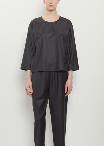 Wool Suit Pocket T-Shirt