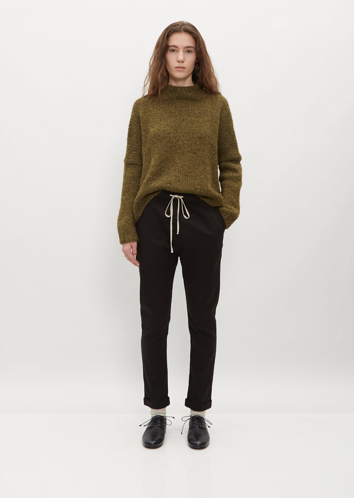 Modal and Cotton Slim Trousers