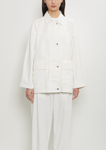 Elodianna Cotton Jacket — White