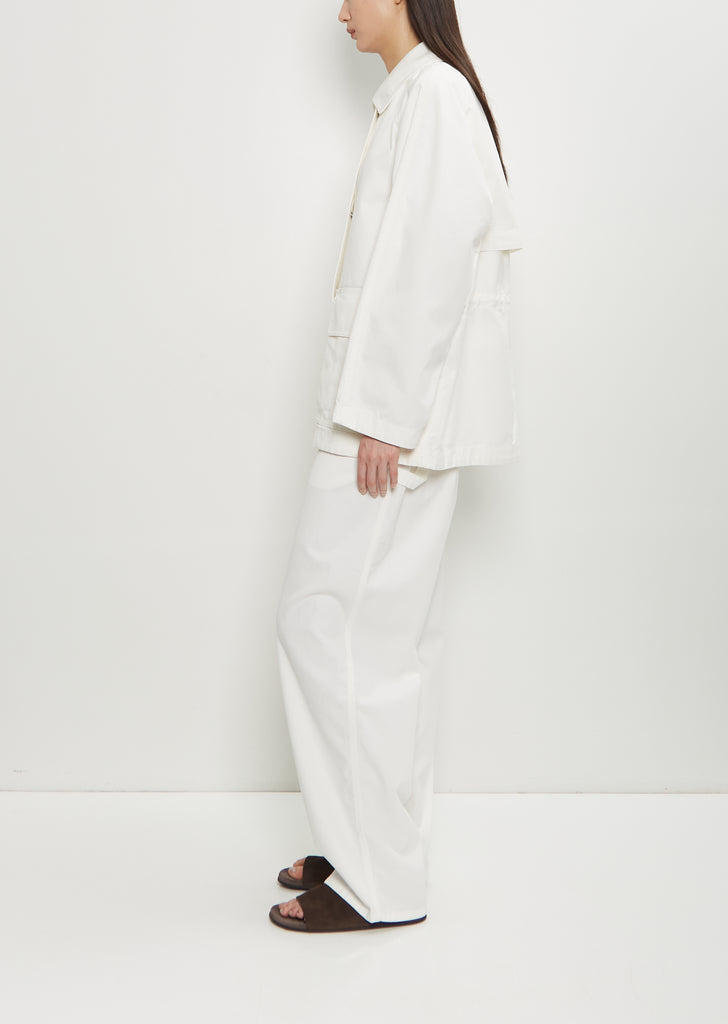 Elodianna Cotton Jacket — White