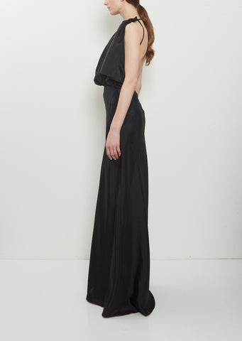 Apron Wrap Silk Dress Apron Wrap Silk Dress
