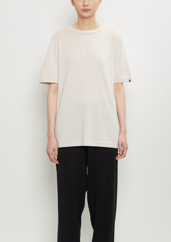 n°394 James Cotton Cashmere Top — Chalk