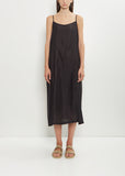 Bemberg Taffeta Slip Under Dress — Black