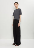 n°353 Relax Cotton Cashmere Trousers — Raven