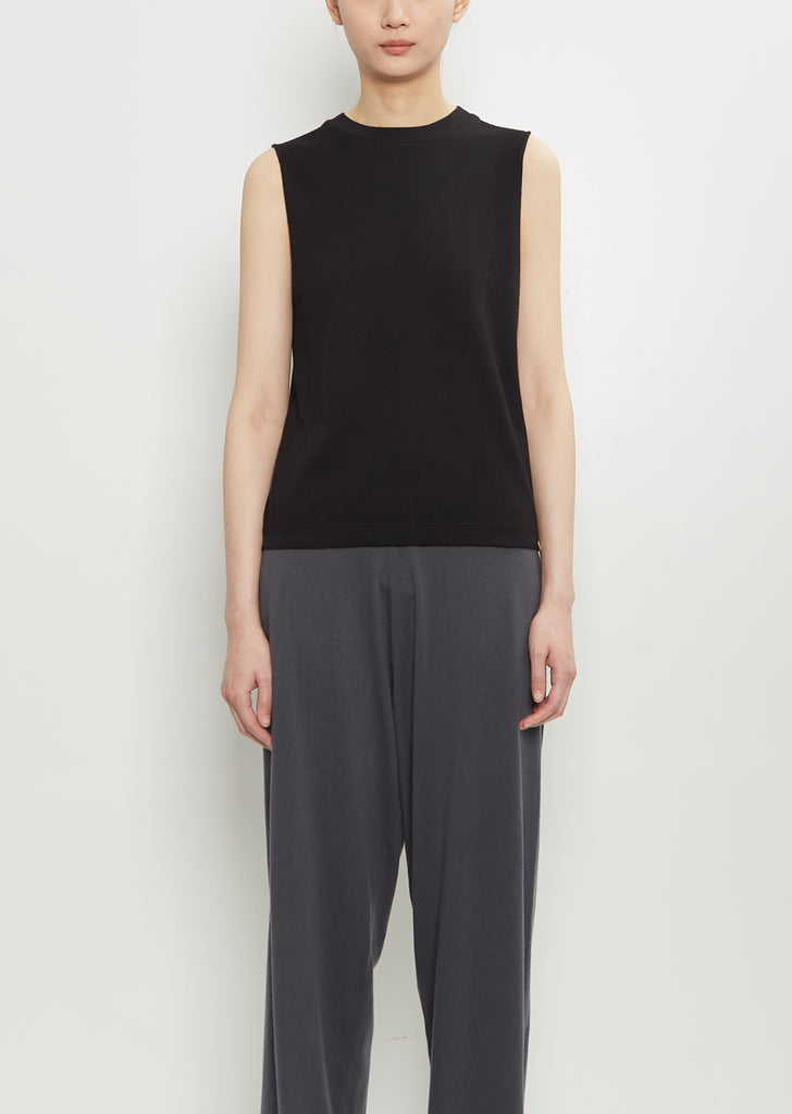 n°421 Player Cotton Cashmere Top — Raven