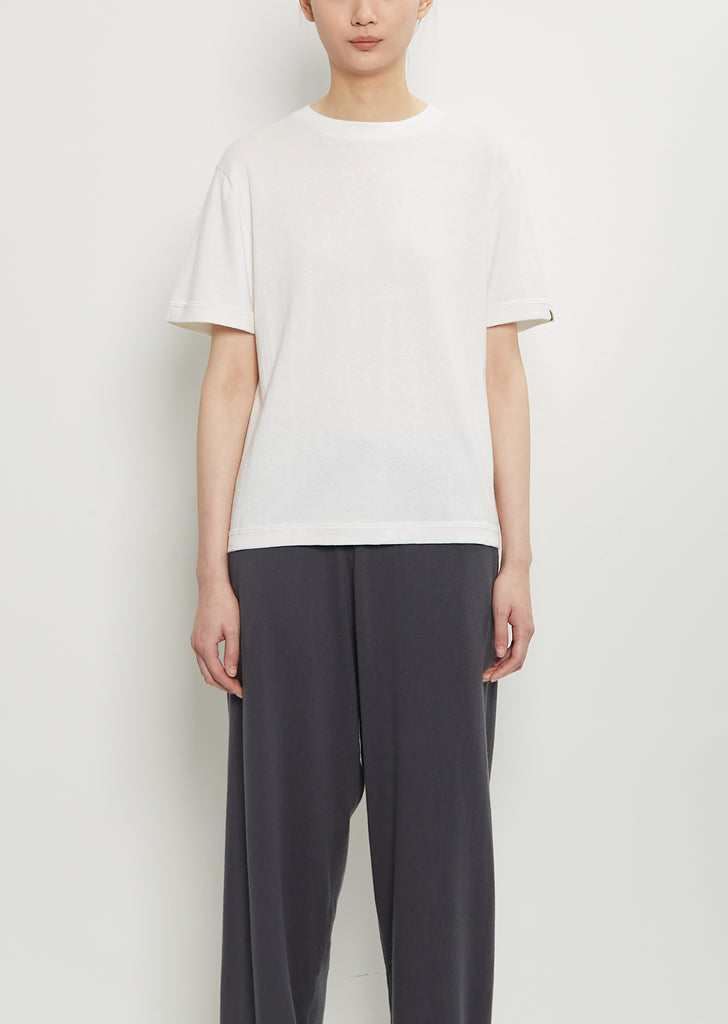 n°268 Cuba Cotton Cashmere Top — Snow