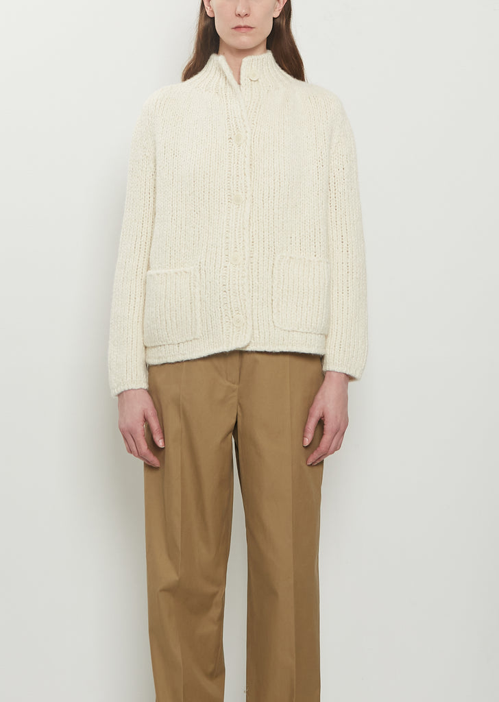 Pina Cashmere Silk Turtleneck Coat Jacket