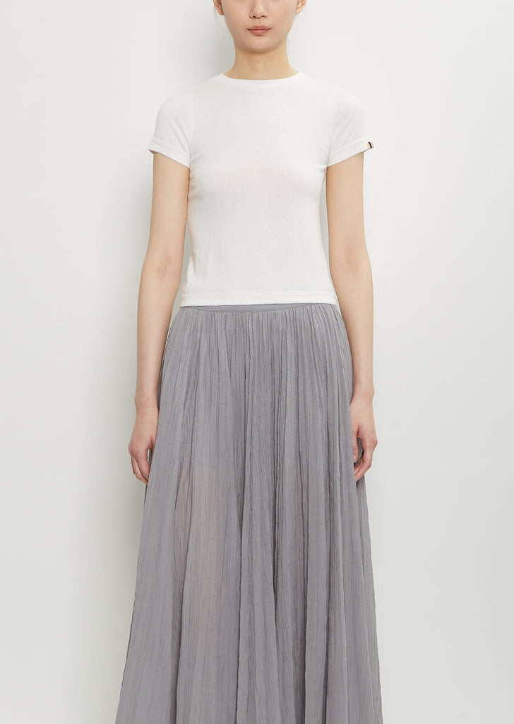 n°292 America Cotton Cashmere Top — Snow