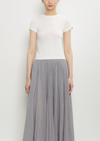 n°292 America Cotton Cashmere Top — Snow