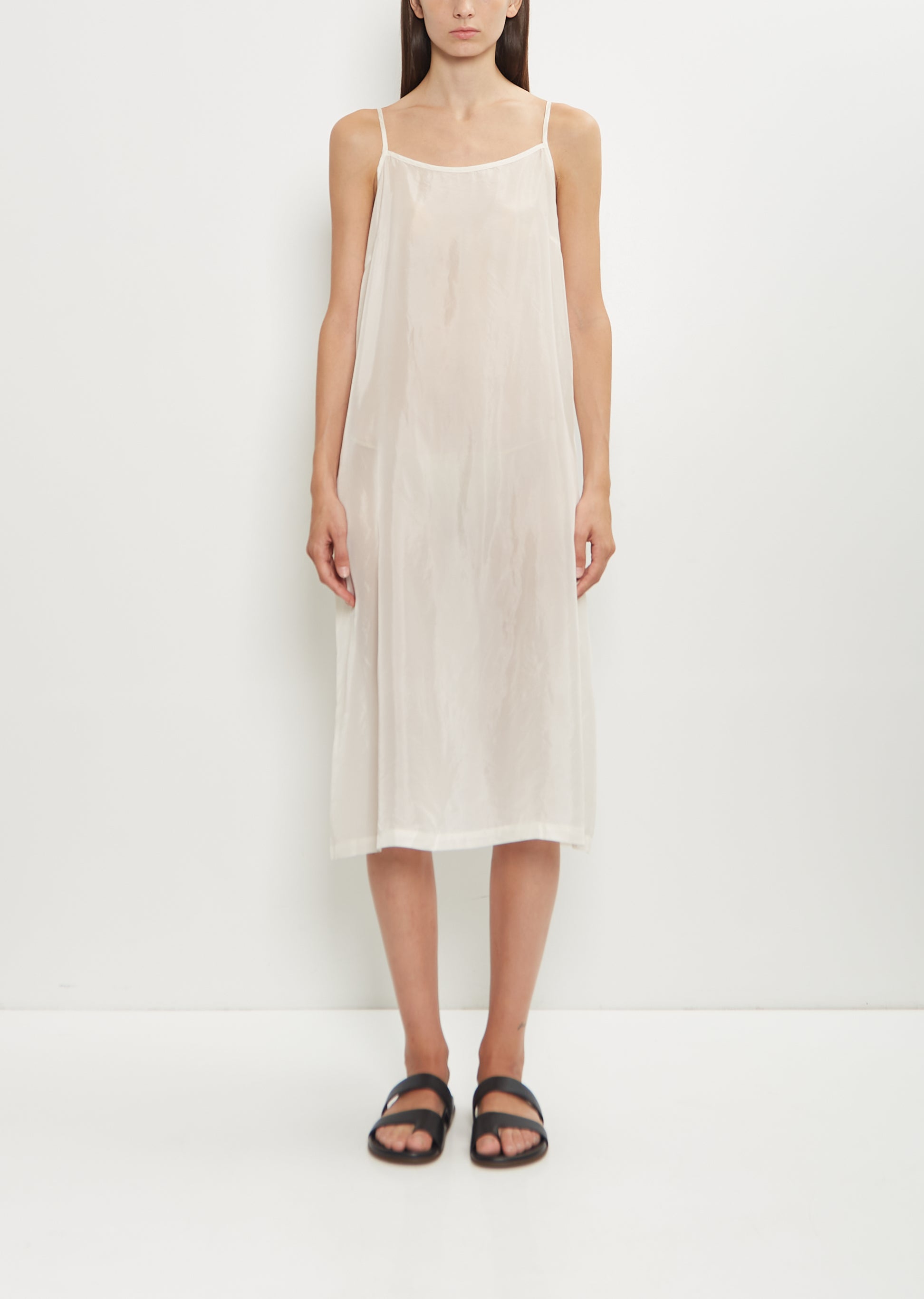 Bemberg Taffeta Slip Under Dress Ivory La Garonne Bemberg Taffeta Slip Under Dress Ivory La Garonne