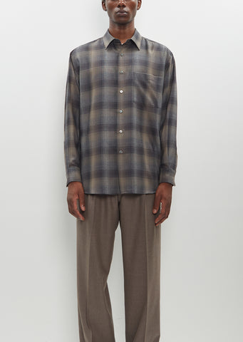 Super Light Wool Check Shirt