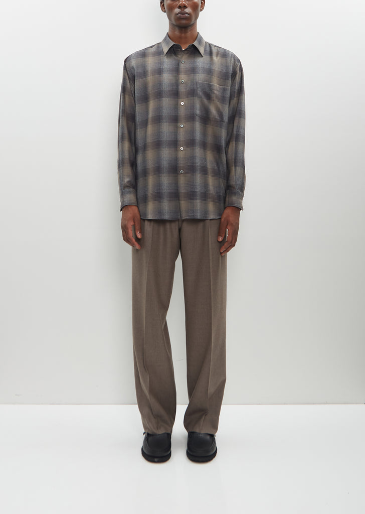 Super Light Wool Check Shirt