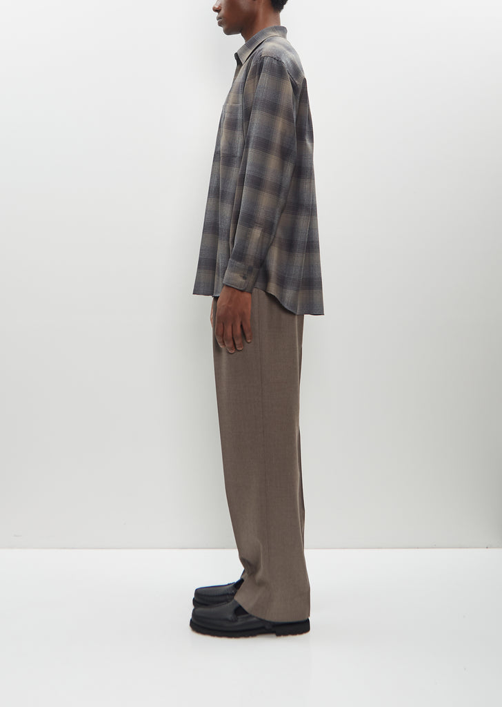 Super Light Wool Check Shirt