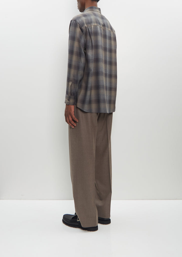 Super Light Wool Check Shirt