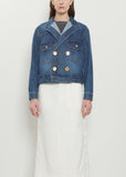 Double-Breasted Denim Jacket