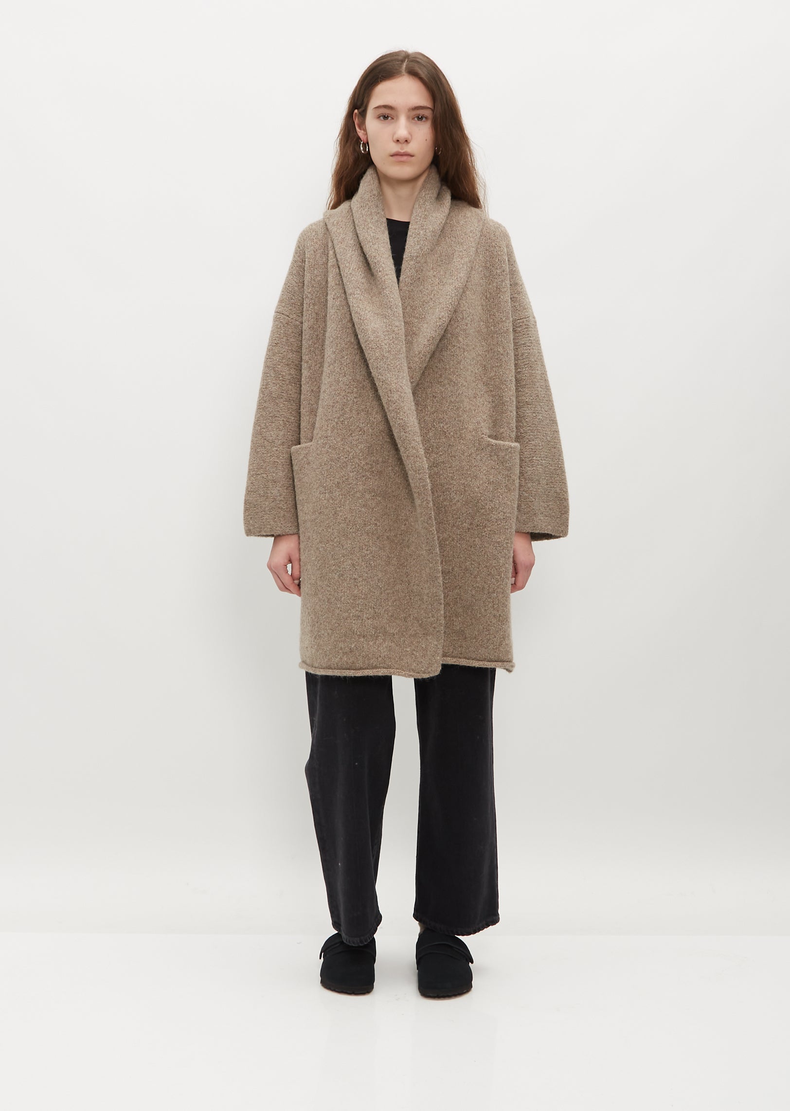 Capote Coat — Driftwood – La Garçonne
