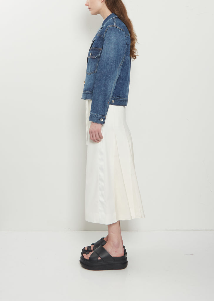 Double-Breasted Denim Jacket