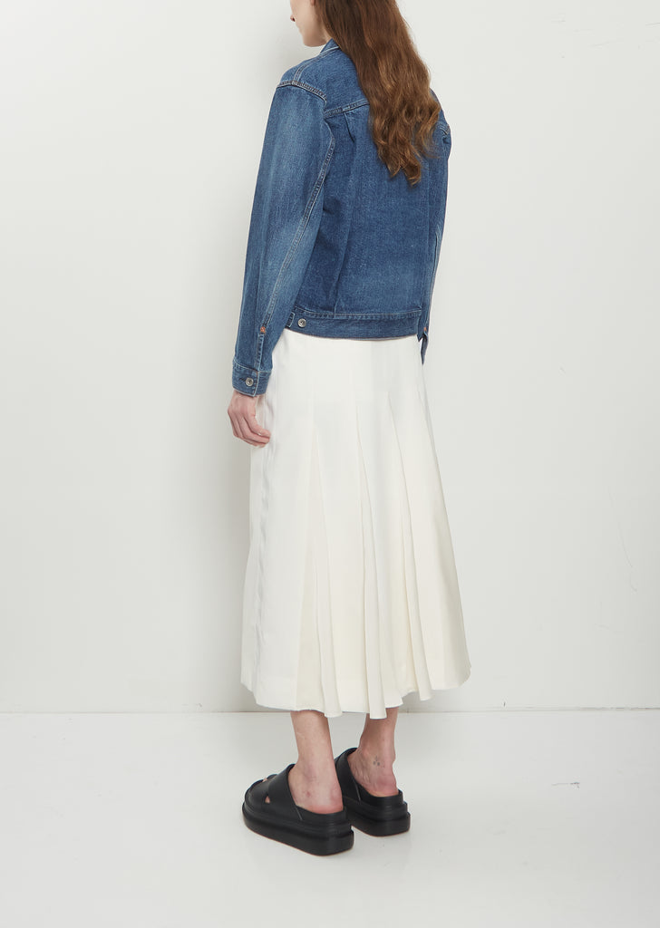 Double-Breasted Denim Jacket