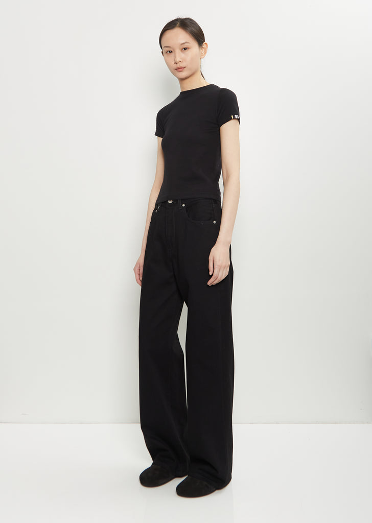 n°292 America Cotton Cashmere Top — Raven