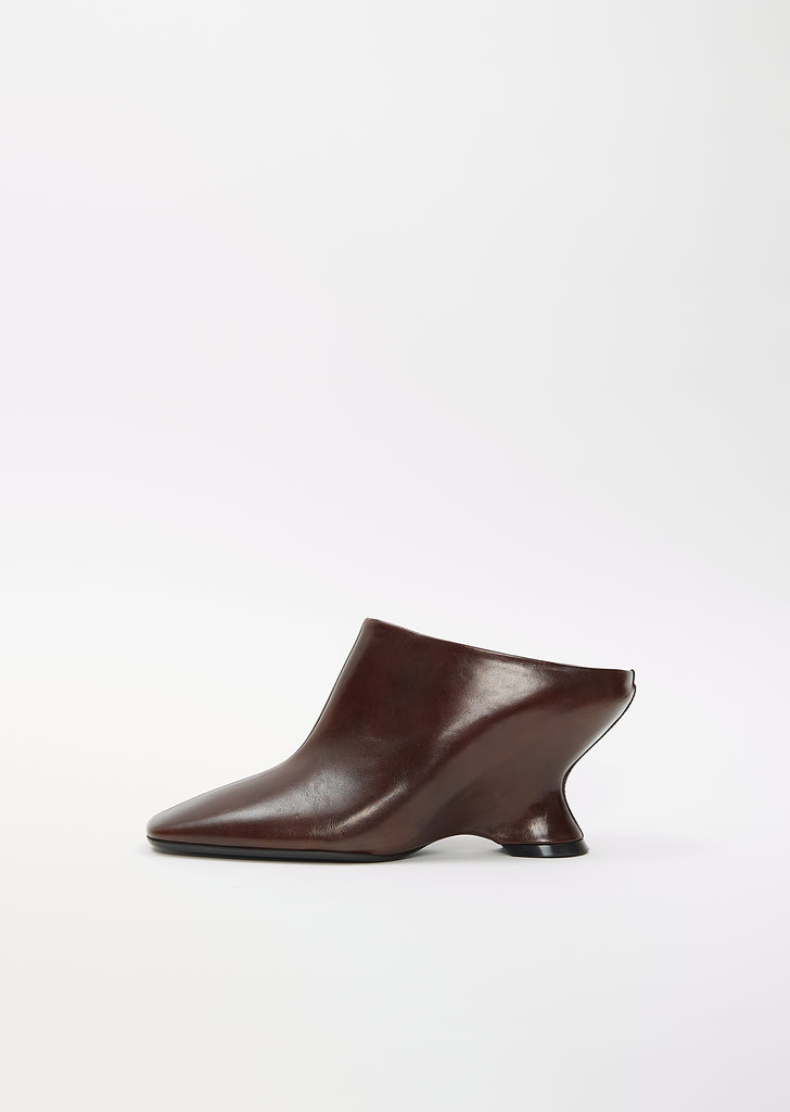 Heeled Wedge Sabot