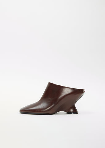 Heeled Wedge Sabot